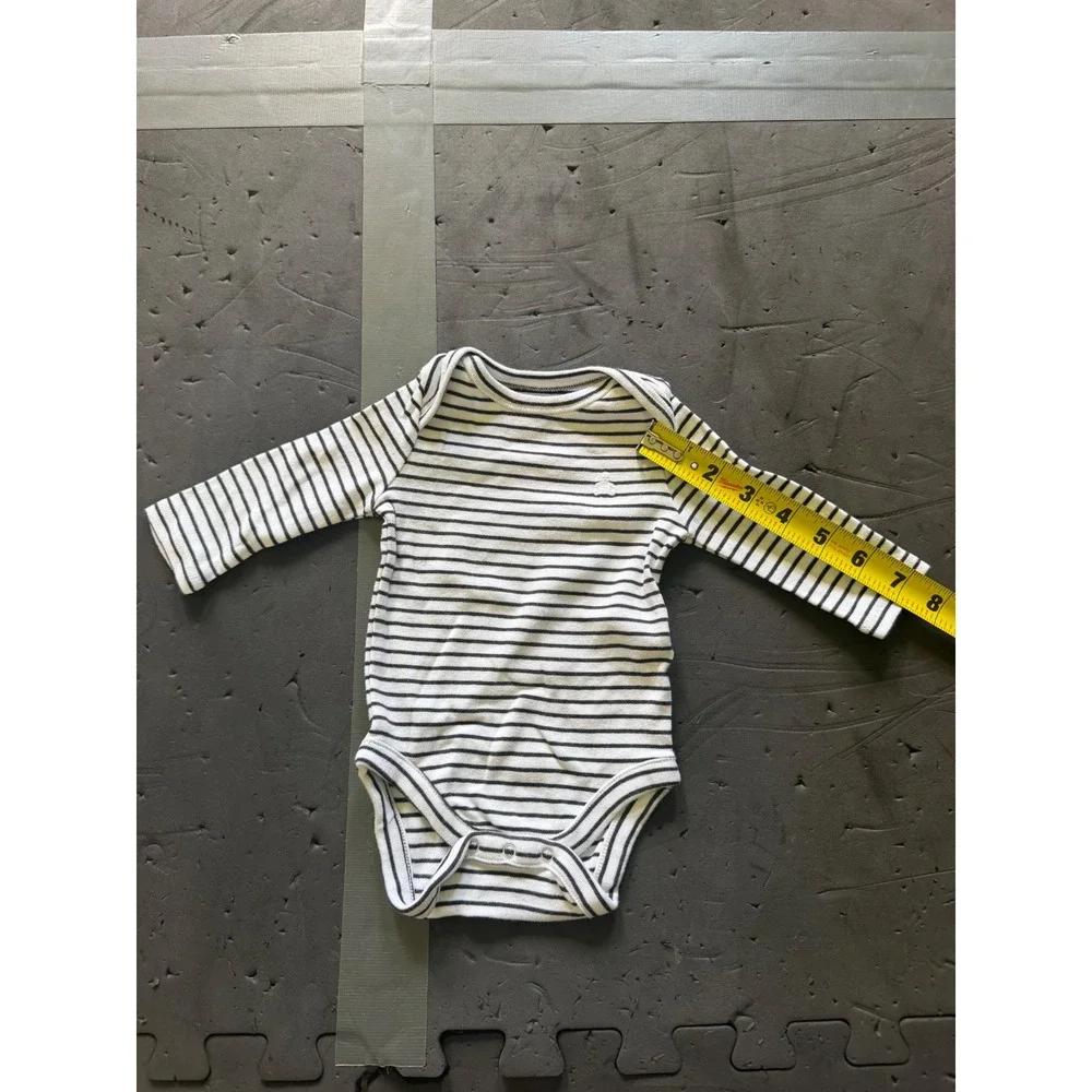 Baby GAP First Favorites Bodysuit Set 3PK Clouds Stars Stripes White 0-3 Months